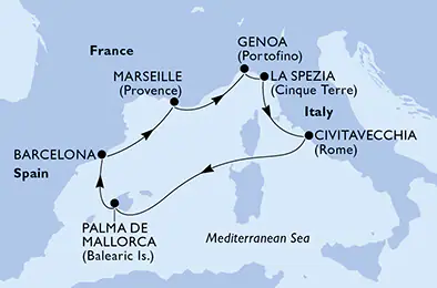 zapadni mediteran msc world europa 2026