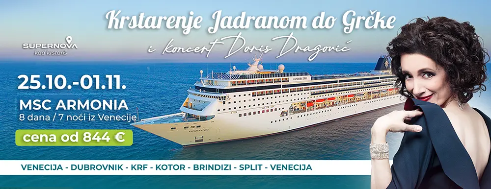 Krstarenje Jadranom do Grčke